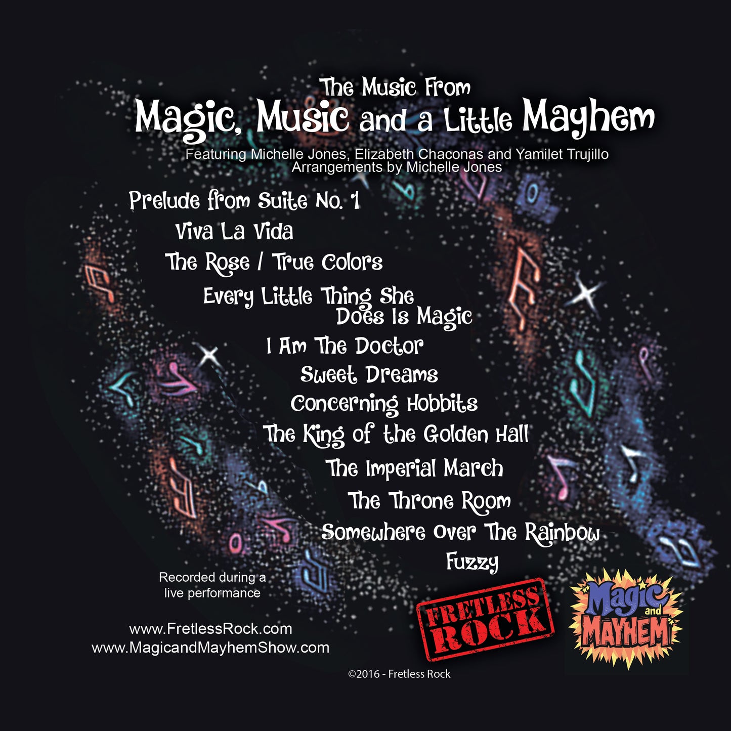 Fretless Rock "The Music From Magic, Music, and a Little Mayhem"